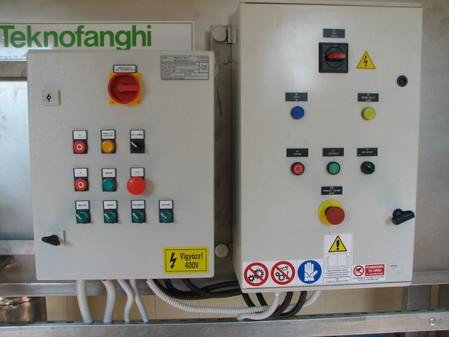 Szennyvíziszap sűrítő vezérlés